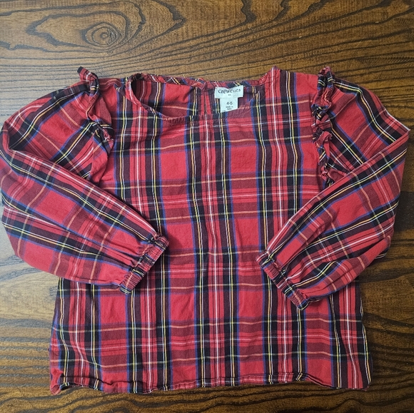 Crewcuts Other - J.Crew Crewcuts Girls 4-5 plaid holiday top